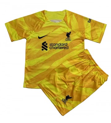 Liverpool Goalkeeper Replica Home Stadium Kit for Kids 2023-24 Short Sleeve (+ pants)